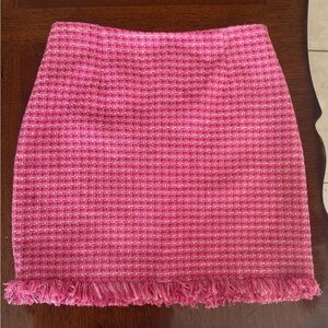 INC International Concepts Pink Textured Pencil Skirt